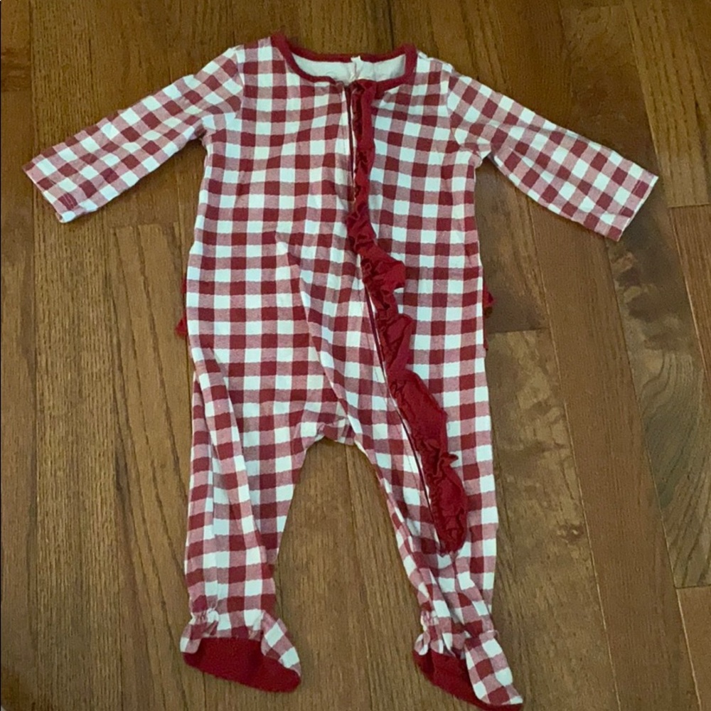 Jessica Simpson footie pajamas with ruffle butt